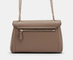 GUESS Noelle Convertible Crossbody Bag - Taupe