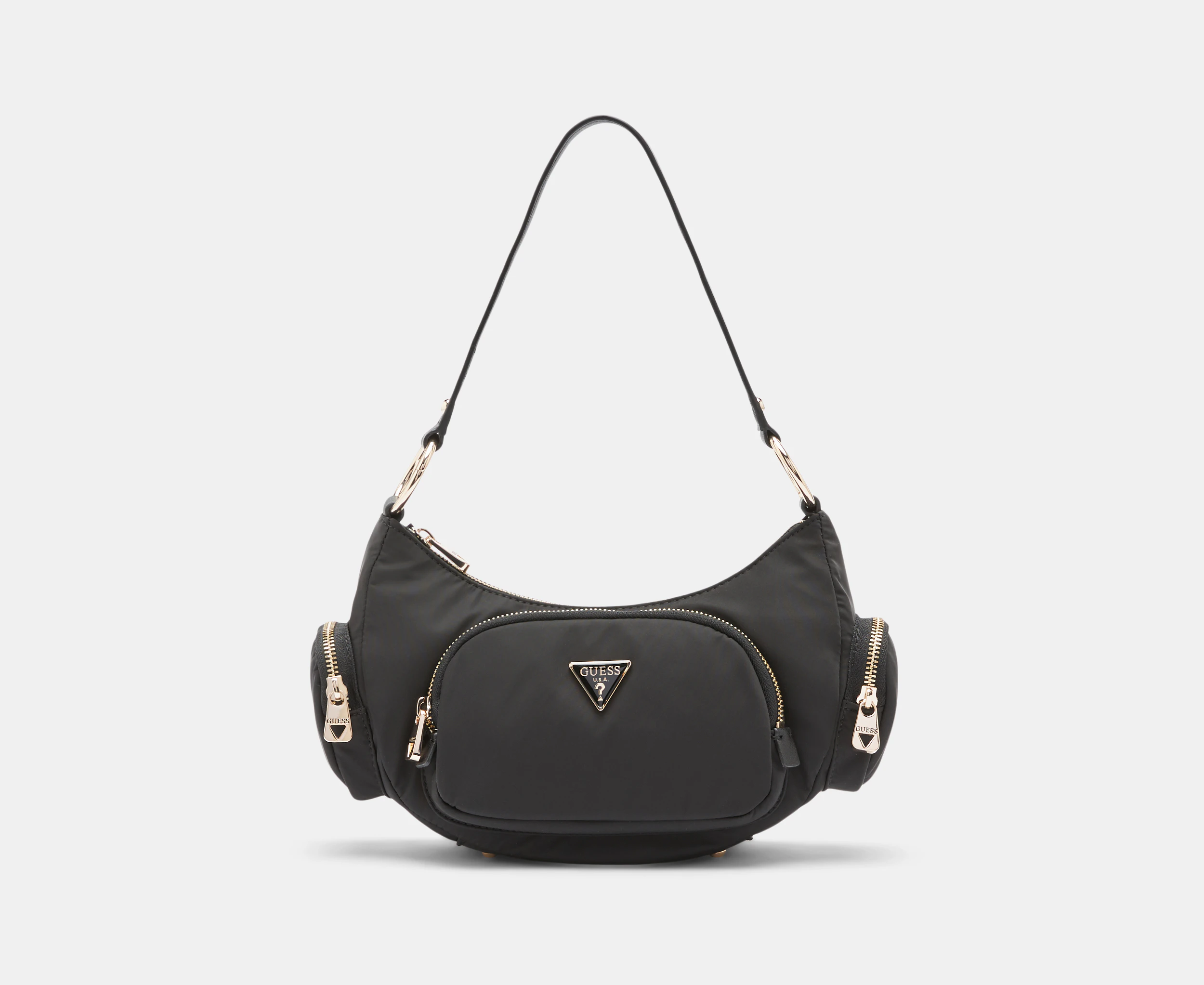 GUESS Eco Gemma Shoulder Bag - Black