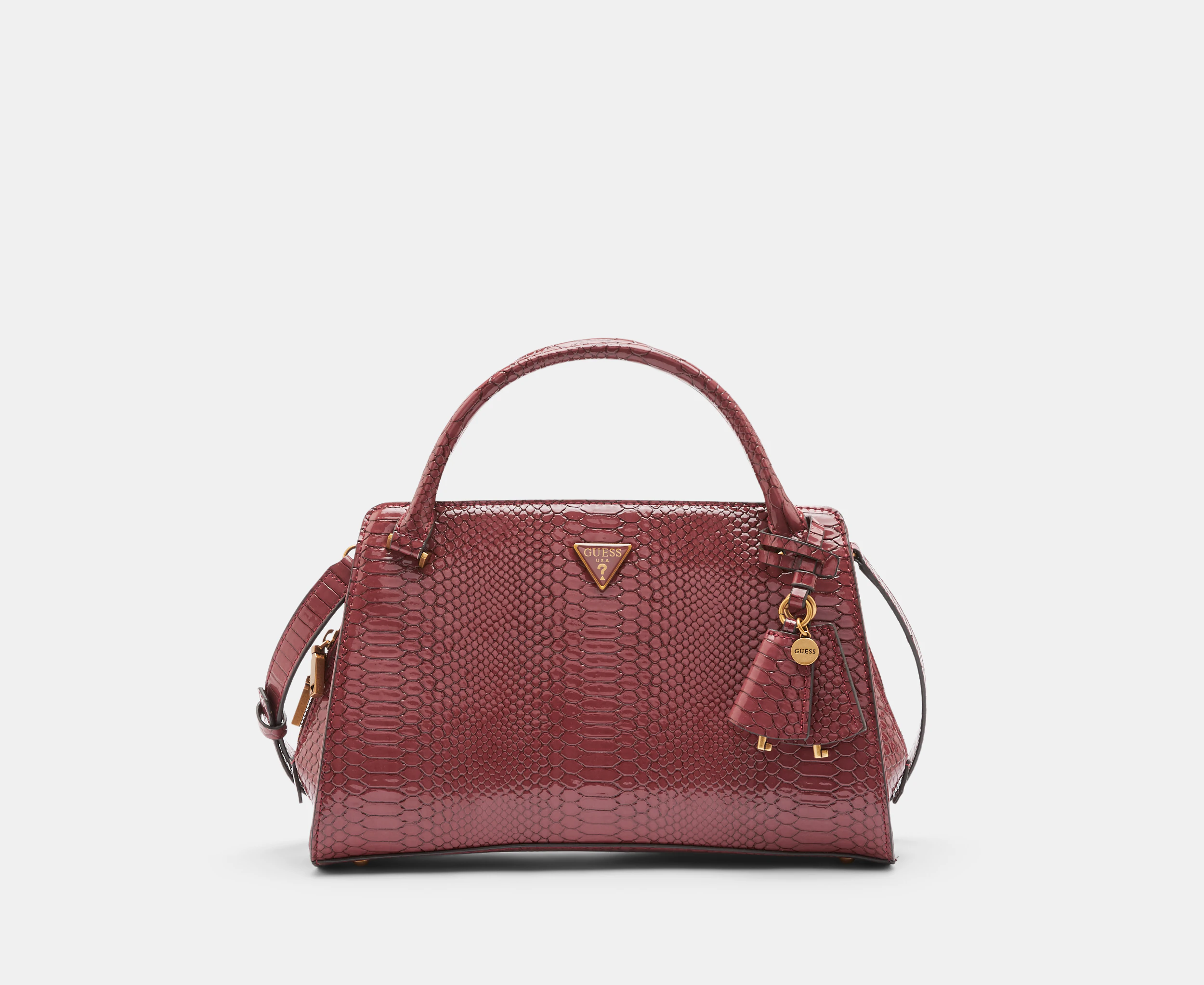 GUESS Annita Girlfriend Satchel Bag - Claret