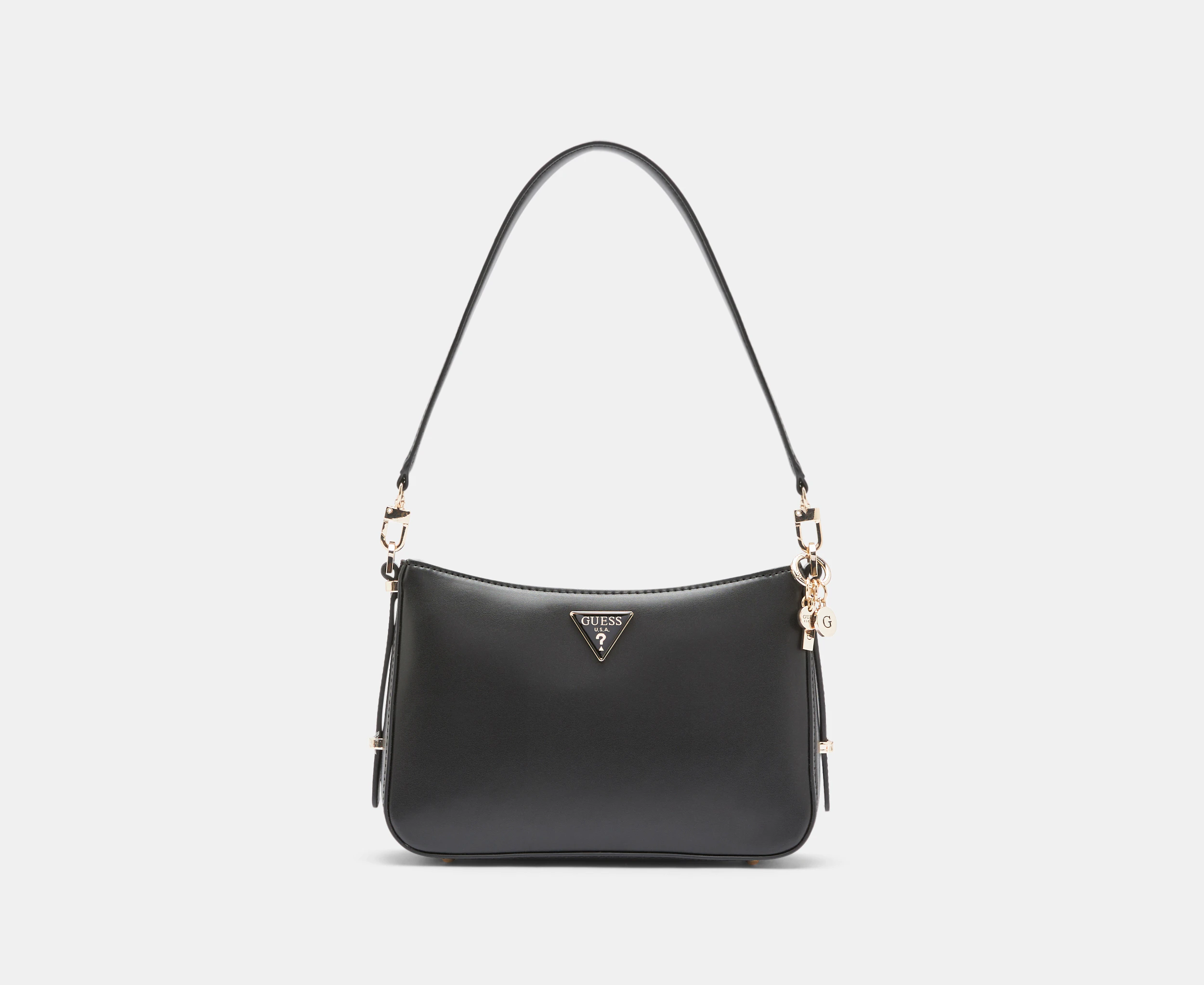 GUESS Daryna Top Zip Shoulder Bag - Black