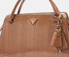 GUESS Annita Girlfriend Satchel Bag - Nutmeg