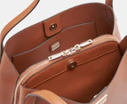 GUESS Sora Girlfriend Carryall Bag - Cognac