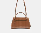 GUESS Annita Girlfriend Satchel Bag - Nutmeg