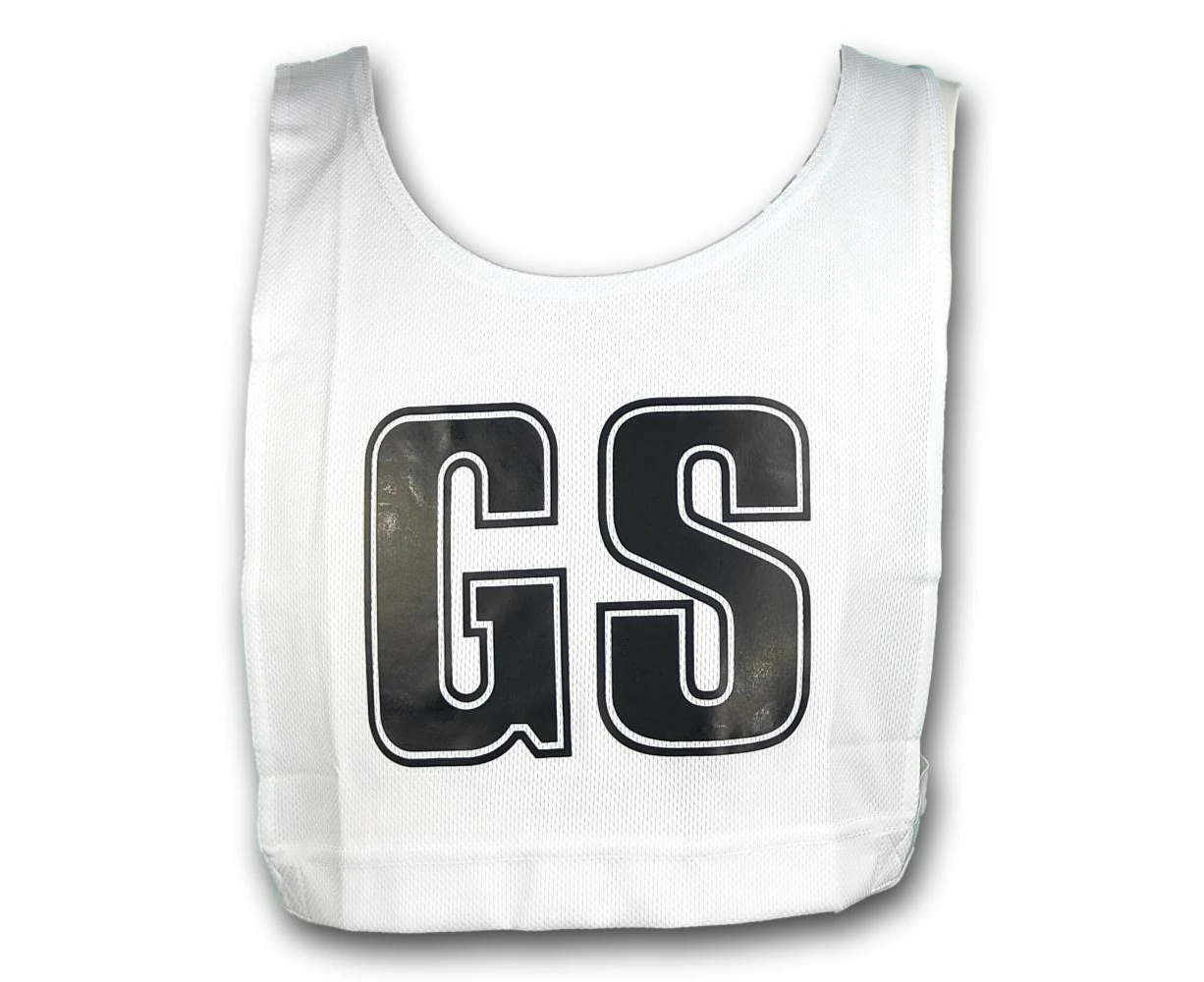 Buffalo Sports Netball Bib Set White/Black