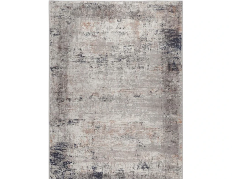 Vivien Grey Beige Vintage Abstract Rug