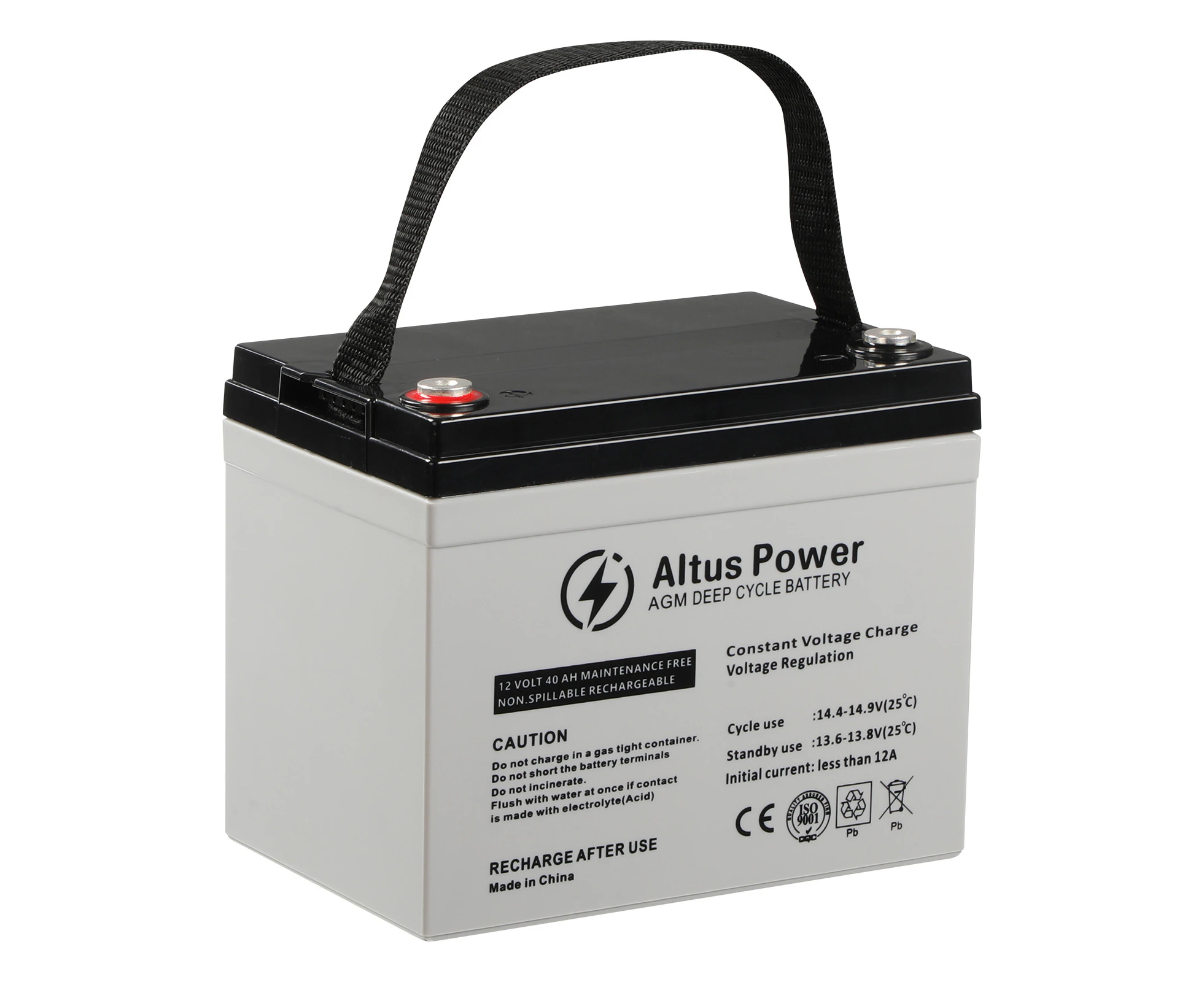 Altus 12V 40ah AGM Battery Deep Cycle SLA Lead Acid Battery