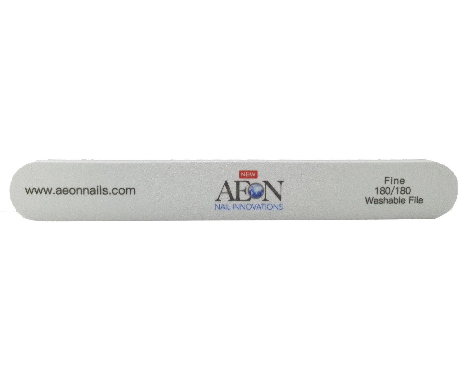 Aeon - Nail Files Silver Straight Sponge Fine 180/180 1 pc