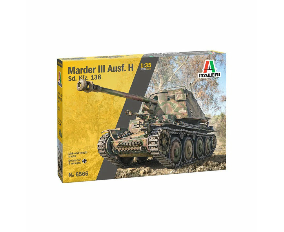 Italeri 1/35 Sd. Kfz. 138 Marder III H With Crew