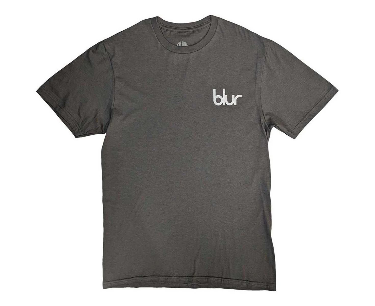 Blur Unisex Adult Pocket Blur Parklife Back Print T-Shirt (Charcoal Grey) - RO12227