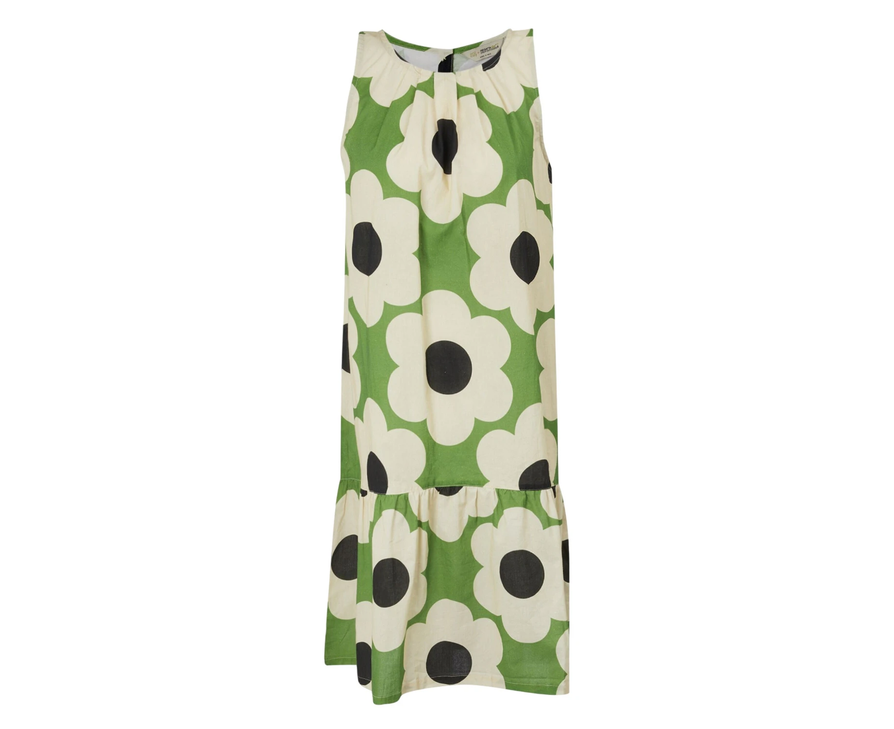 Regatta Womens Orla Kiely Sixties Daisy Sleeveless Summer Dress (Green) - RG10966