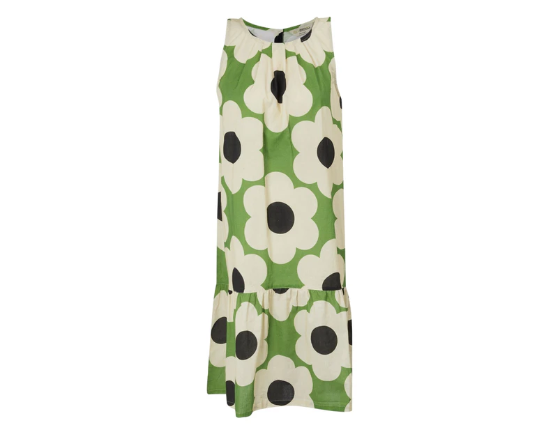 Regatta Womens Orla Kiely Sixties Daisy Sleeveless Summer Dress (Green) - RG10966