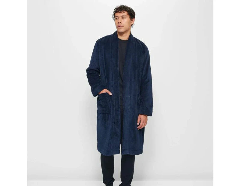 Target Fleece Jacquard Dressing Gown