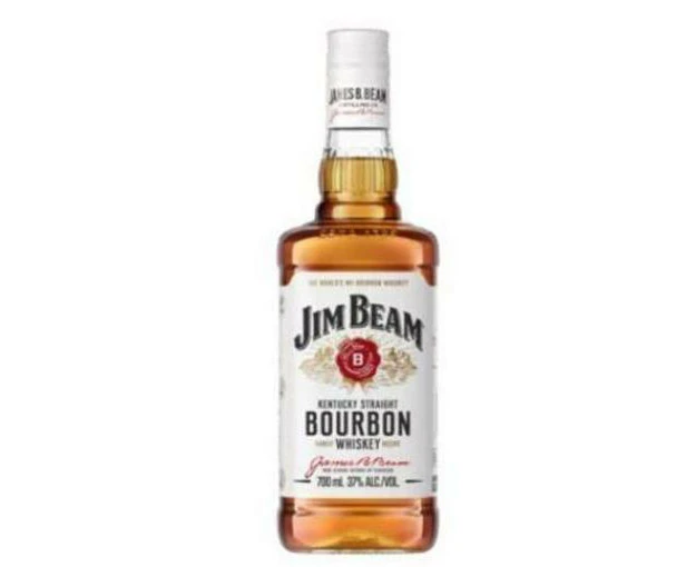 Jim Beam White Label Kentucky Straight Bourbon Whiskey 700ml