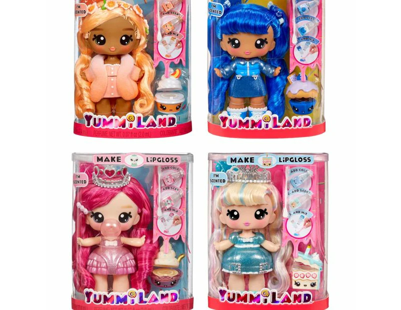 Yummiland Large Doll and Lip Gloss Pet Set - Assorted*