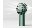 Handheld Fan 4000mAh Portable Hand Held Fan Small Personal USB Rechargeable Fan -Green