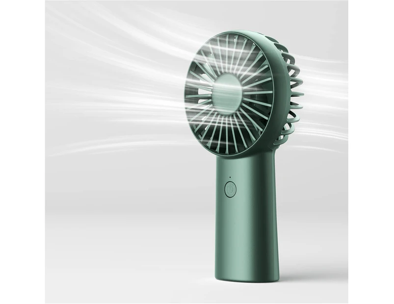 Handheld Fan 4000mAh Portable Hand Held Fan Small Personal USB Rechargeable Fan -Green