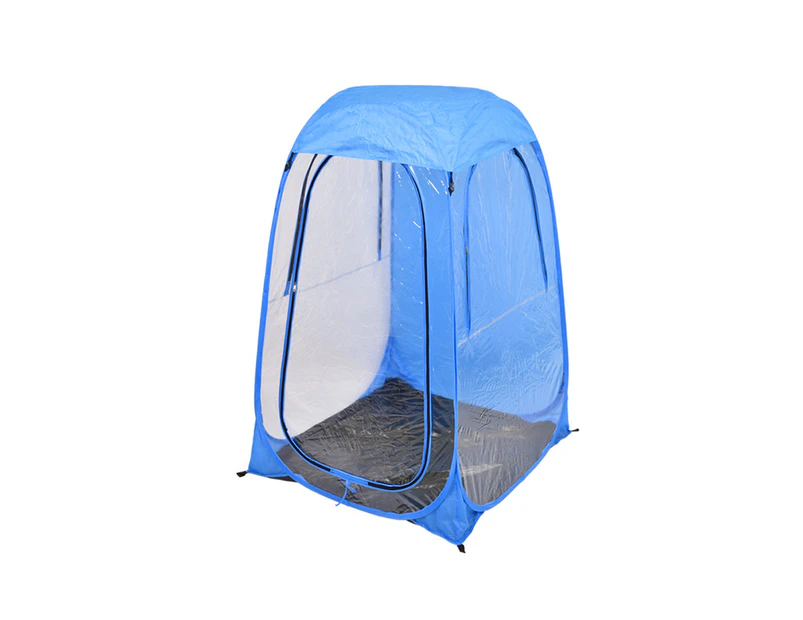 Pop Up Camping Tent Beach Portable Hiking Tents Weather Shelter Shade [Colour: BLUE]