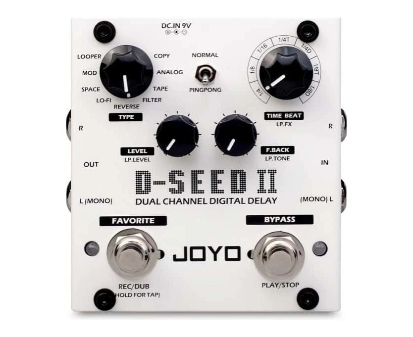 JOYO D-SEED-II Dual Channel Digital Delay Guitar Pedal