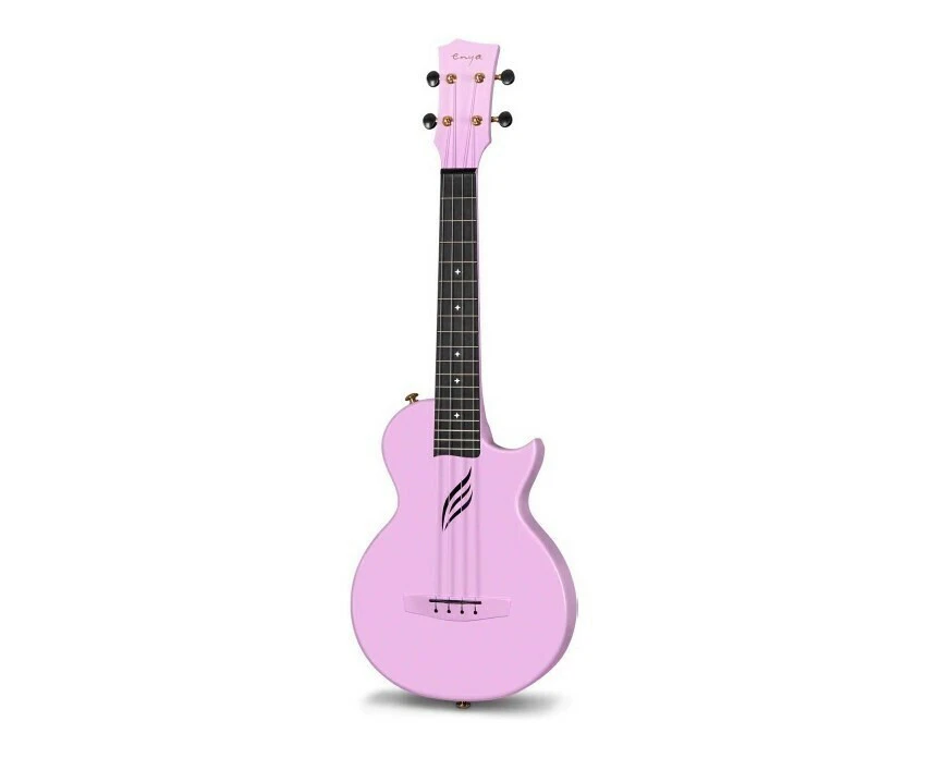 Enya Nova UE Electric Pro Tenor Carbon Fibre Ukulele AcousticPlus Pickup Purple