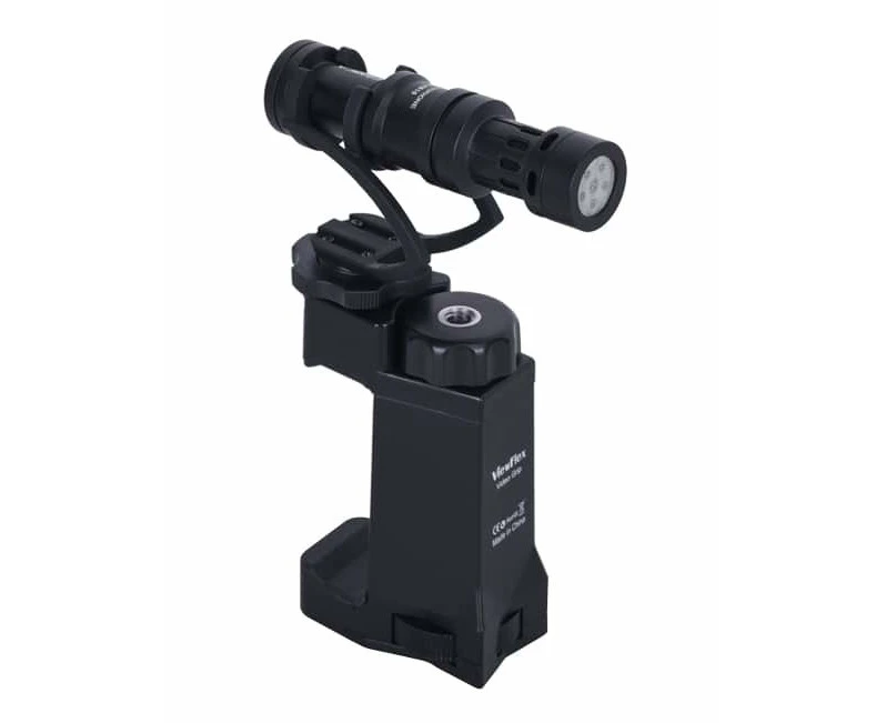 COMICA CVM-VM10-K1 Camera-Mount Shotgun Cardioid Microphone with Grip Handle Kit