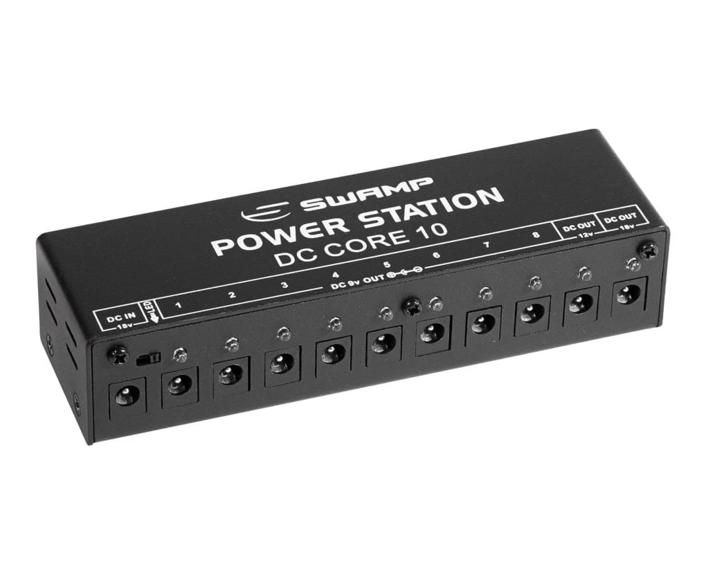 SWAMP DC CORE 10 Guitar Effect Pedal Power Supply Station 9V, 12V, 18V - 10 Outs