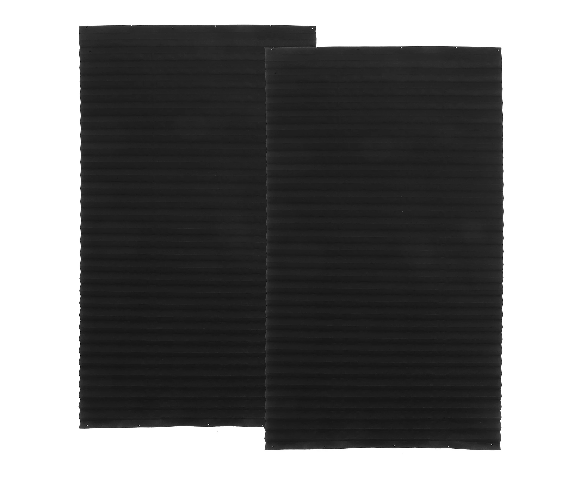 Blackout Self Adhesive Pleated Window Shades Adhesive Blackout Curtains Blackout Shade RV Door Window Shades Replacement Temporary Blinds Black Black