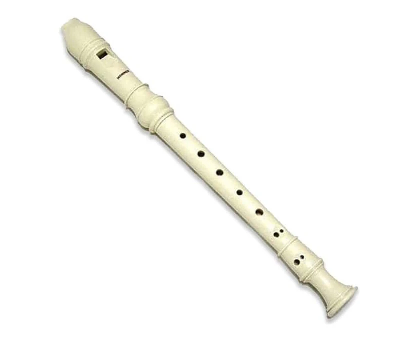 Hohner Melody Line Soprano Descant Recorder in Ivory with Vinyl Pouch