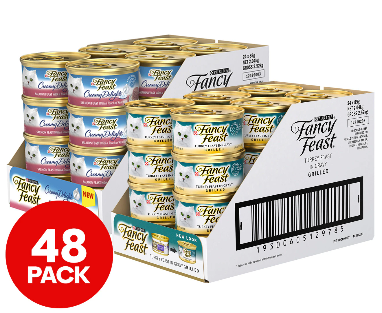 Fancy Feast Flavour Pack Turkey & Salmon