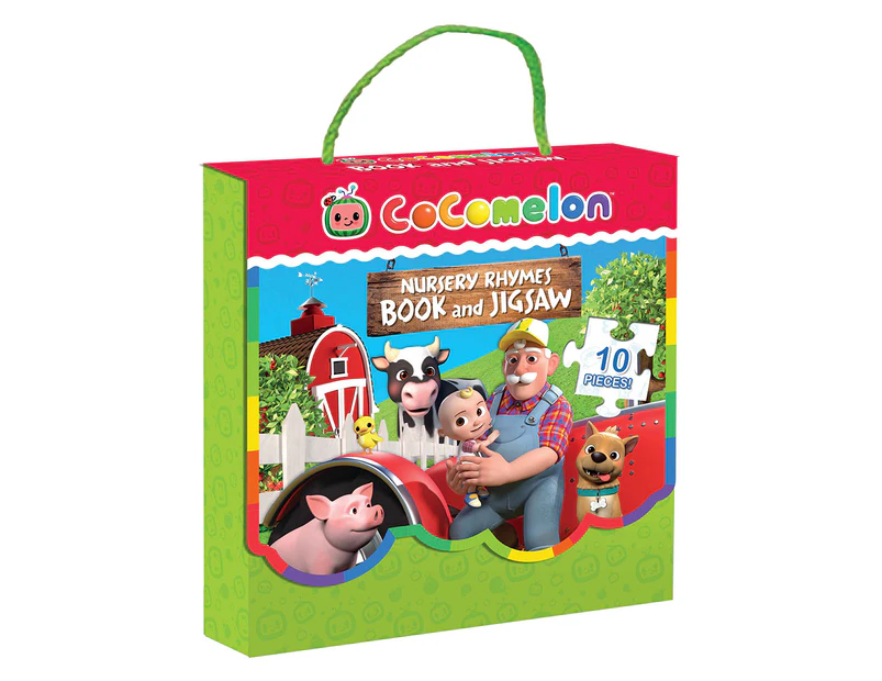 CoComelon Nursery Rhymes Book & Puzzle Set