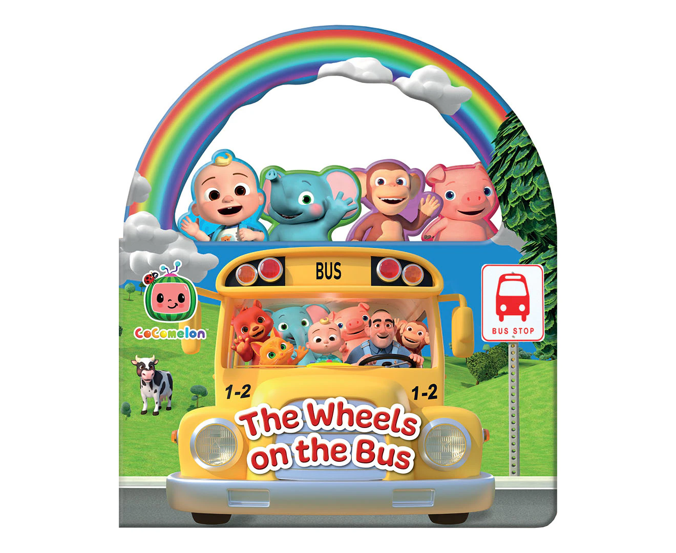 CoComelon The Wheels on the Bus Handle Board Book