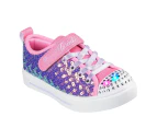 Skechers Girls' Twinkle Toes: Twinkle Sparks Sequin Party Light-Up Sneakers - Pink/Multi