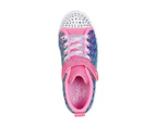 Skechers Girls' Twinkle Toes: Twinkle Sparks Sequin Party Light-Up Sneakers - Pink/Multi