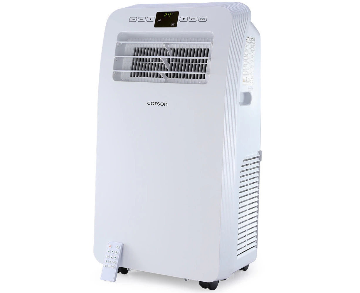 CARSON 2.9kW Portable Air Conditioner and Heater, with Dehumidifier & Fan Cooler