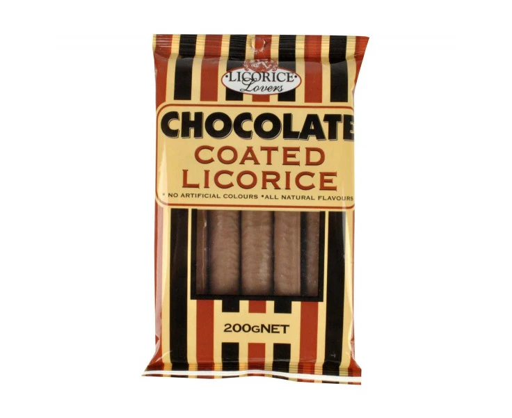 Licorice Lovers Chocolate Coated Licorice 200g