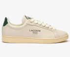 Lacoste Men's Carnaby Pro Leather Sneakers - Off White/Light Yellow