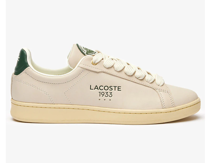 Lacoste Men's Carnaby Pro Leather Sneakers - Off White/Light Yellow