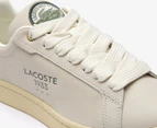 Lacoste Women's Carnaby Pro Leather Sneakers - Off White/Light Yellow