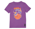 Puma Youth Boys' Basketball TSA Tee T-Shirt / Tshirt - Ultra Violet