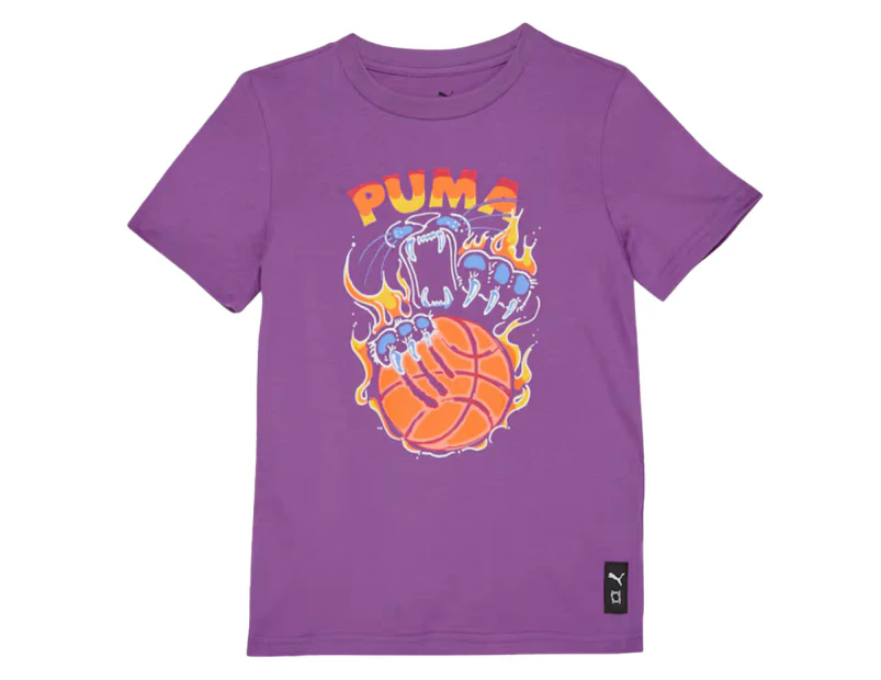 Puma Youth Boys' Basketball TSA Tee T-Shirt / Tshirt - Ultra Violet