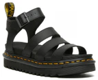 Dr. Marten's Women's Blaire Hydro Leather Sandals - Black