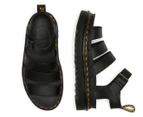 Dr. Marten's Women's Blaire Hydro Leather Sandals - Black