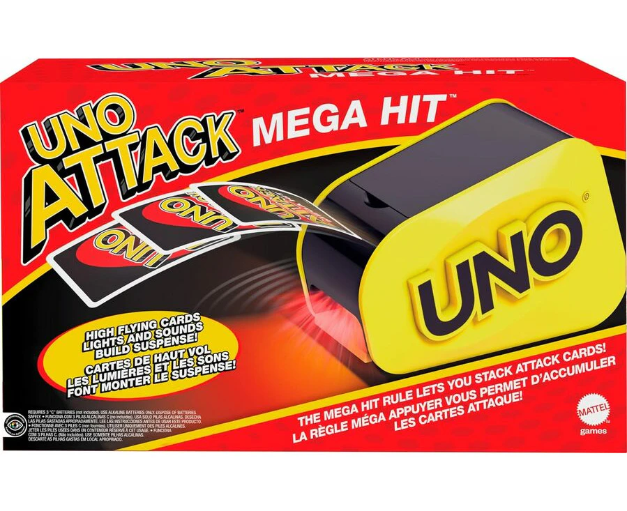 Uno Attack Mega Hit Card Game GXY81