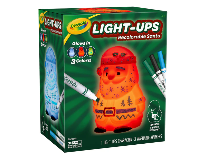 Crayola Light-Ups Recolourable Santa Activity Set