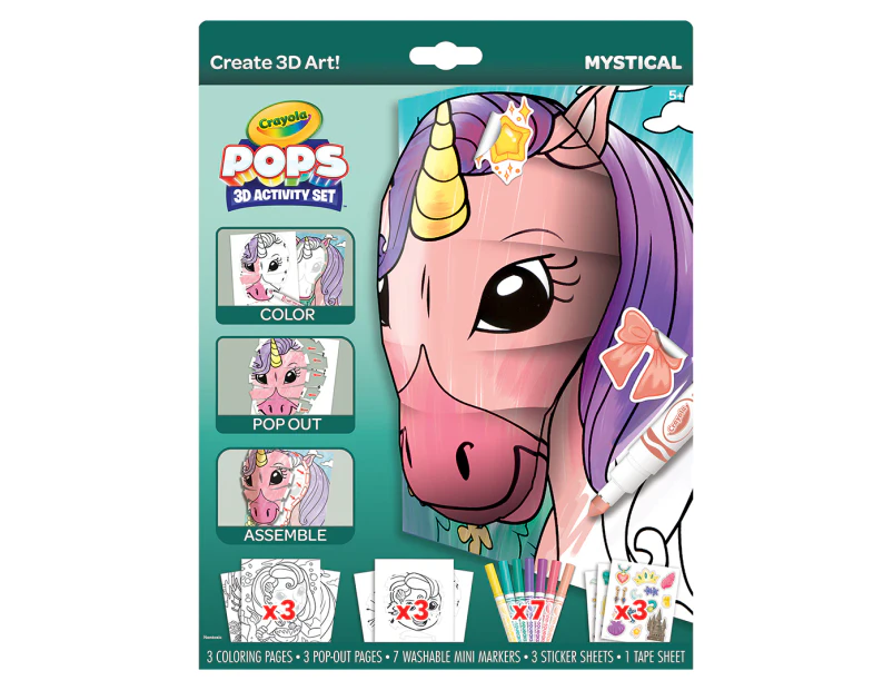 Crayola Mystical POPS 3D Activity Set