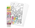 Crayola Li'l Cuties Giant Colouring Poster Pages Activity Set