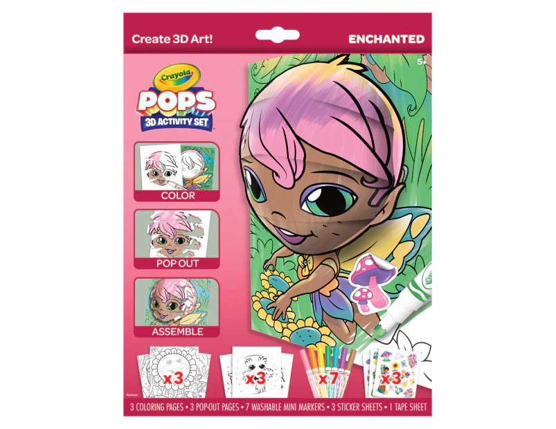 Crayola Enchanted POPS 3D Activity Set