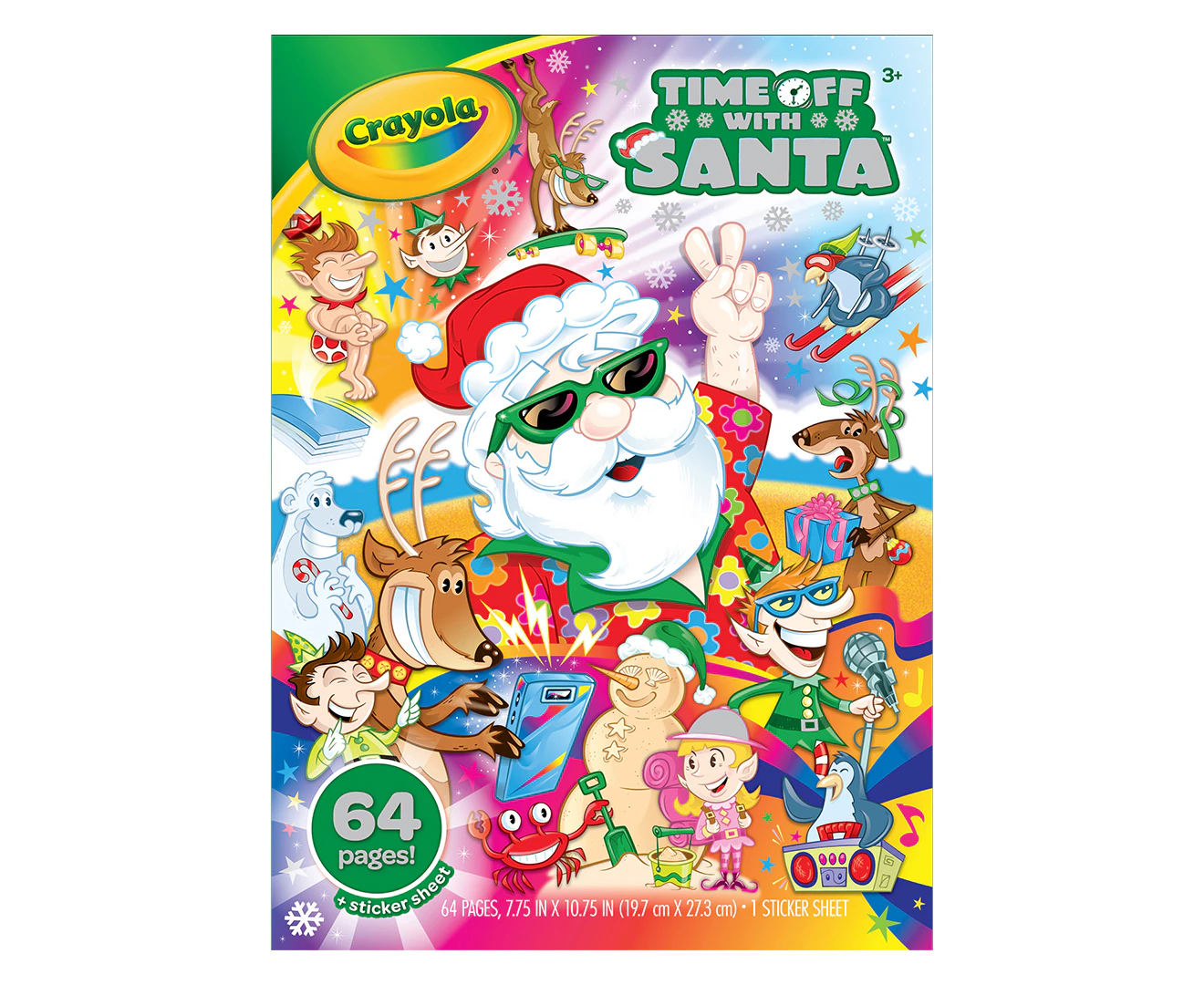 Crayola Time Off With Santa Colouring Book