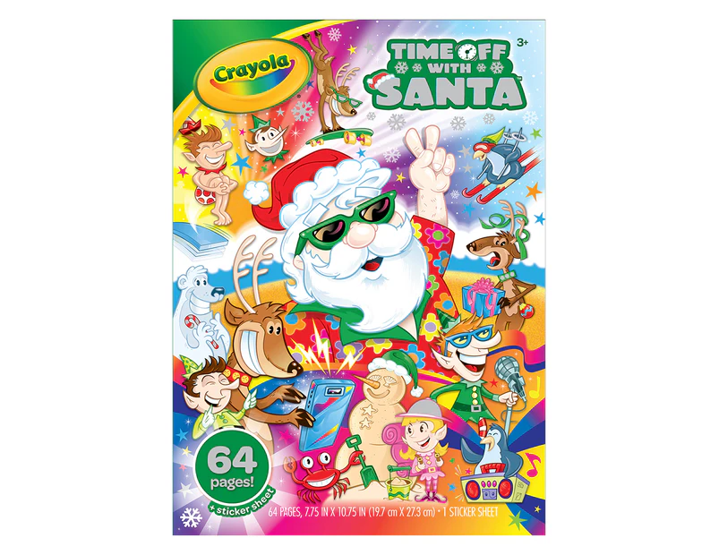 Crayola Time Off With Santa Colouring Book