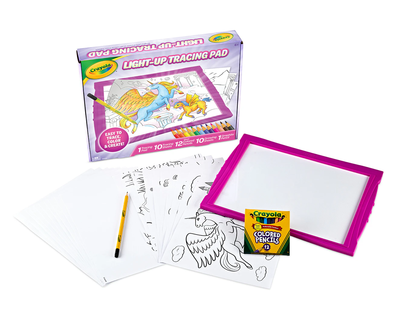 Crayola Unicorn Dreams Light-Up Tracing Pad