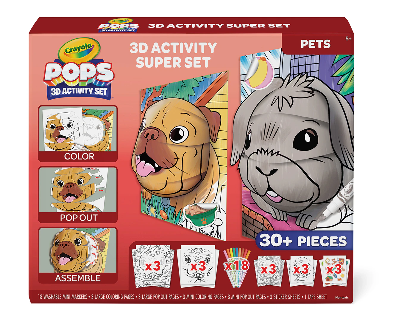 Crayola Pets POPS 3D Super Activity Set